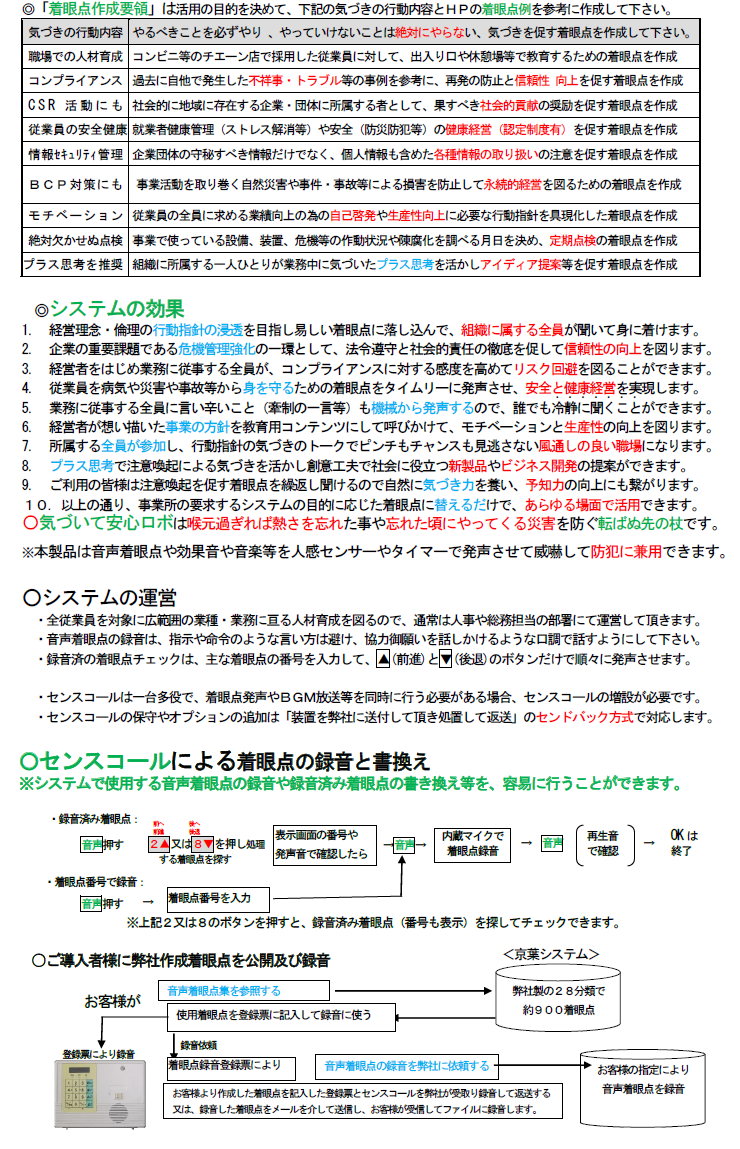 センスコール：気づいて安心ロボ